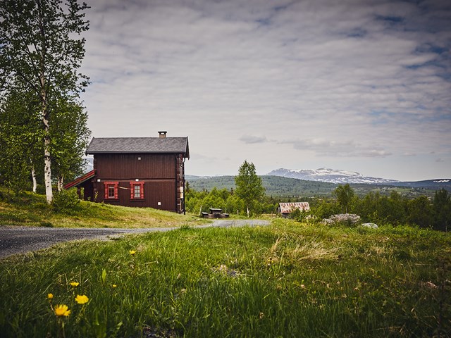 Oddmundstogo. Hytte til utleie på Vaset i Valdres. Foto: Christine Stokkebryn
