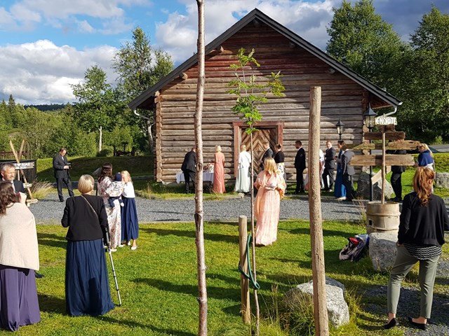 Bryllup i Låvin, 2020. Valdres. Sommerbryllup. 