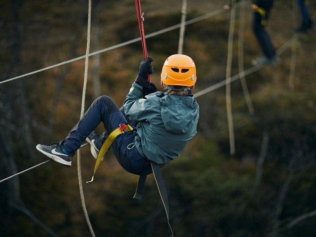 Balanseline. Vaset. Aktiviteter. Leirskole Valdres. Brennabu.