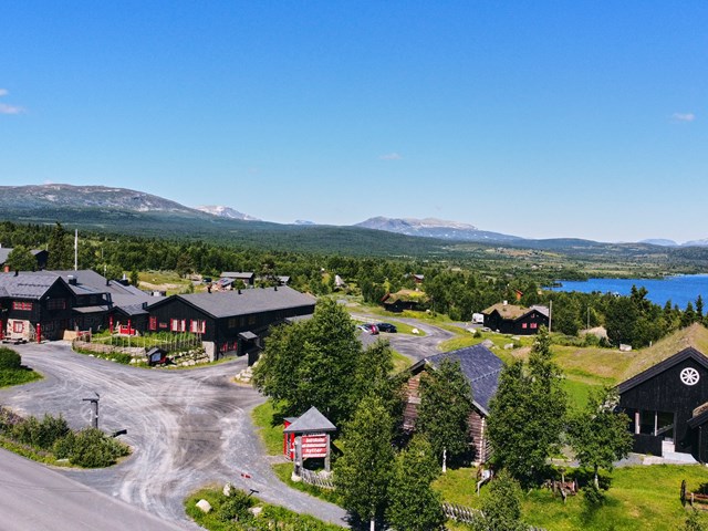 Brennabu ligger 850 m.o.h. Foto: Christine Stokkebryn