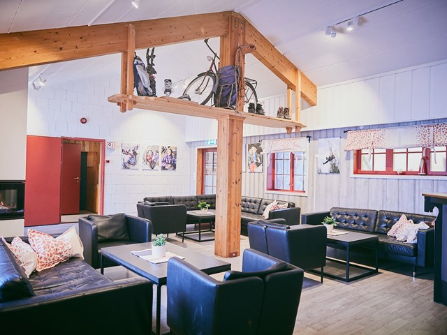 Resepsjon. Hovedhuset. Fjellstue