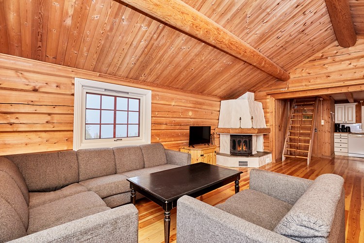 Hytte. Stue. Oddmundstogo. Foto: Christine Stokkebryn