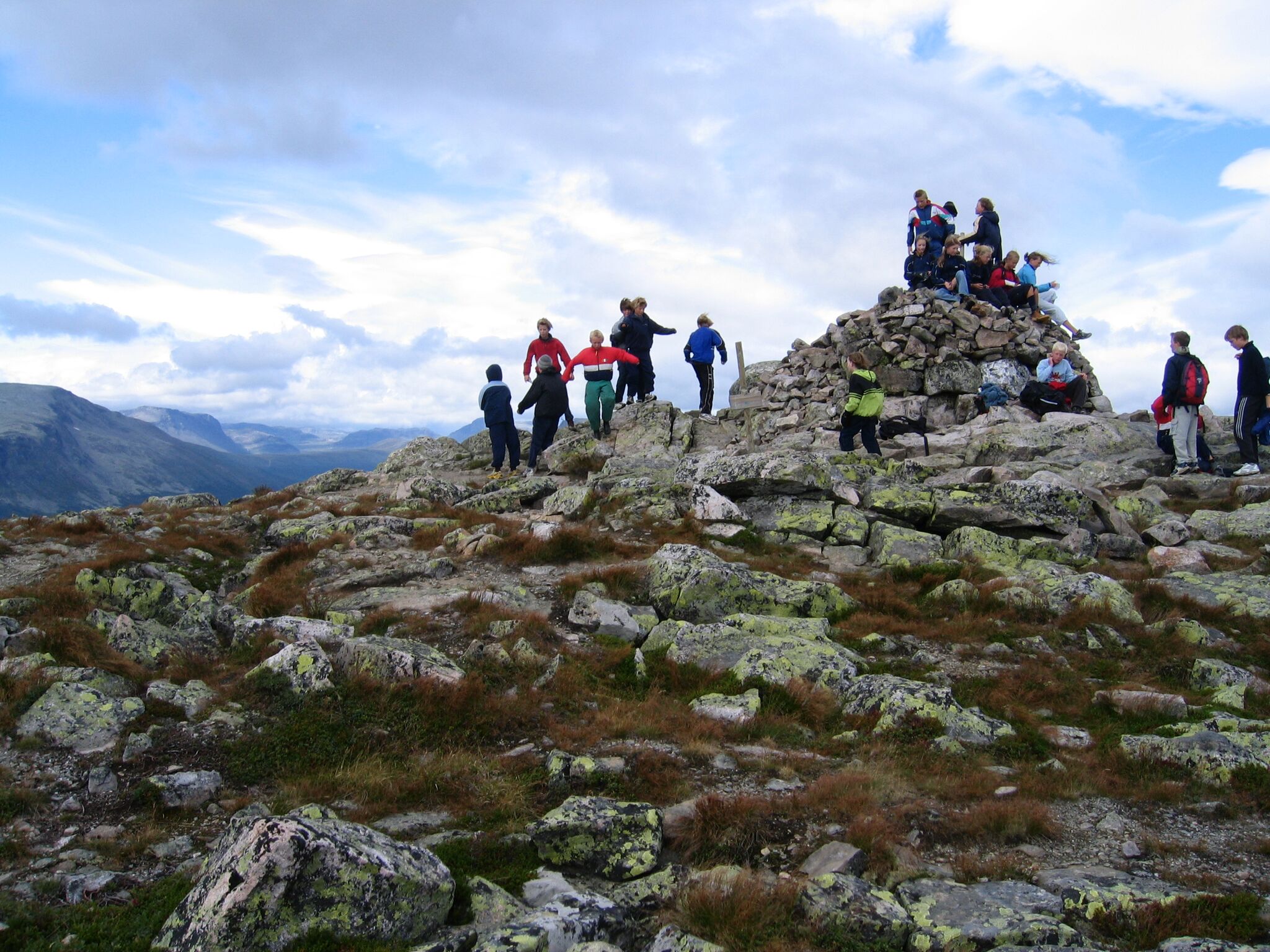 Fjelltur med elever