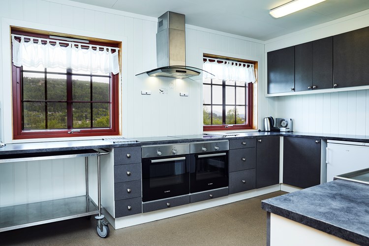 Storstogo. Hytte til utleie på Vaset i Valdres. Kjøkken. Foto: Christine Stokkebryn