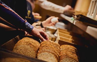 Brød i spisesalen