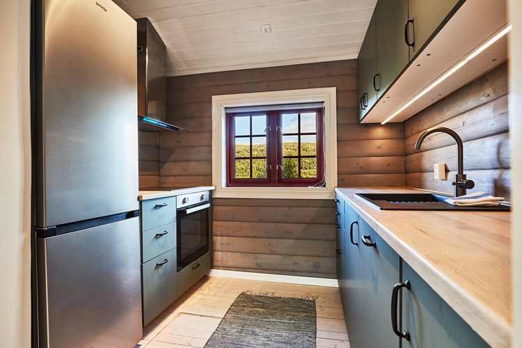 Hytte. Kjøkken. Elibu. Foto: Christine Stokkebryn